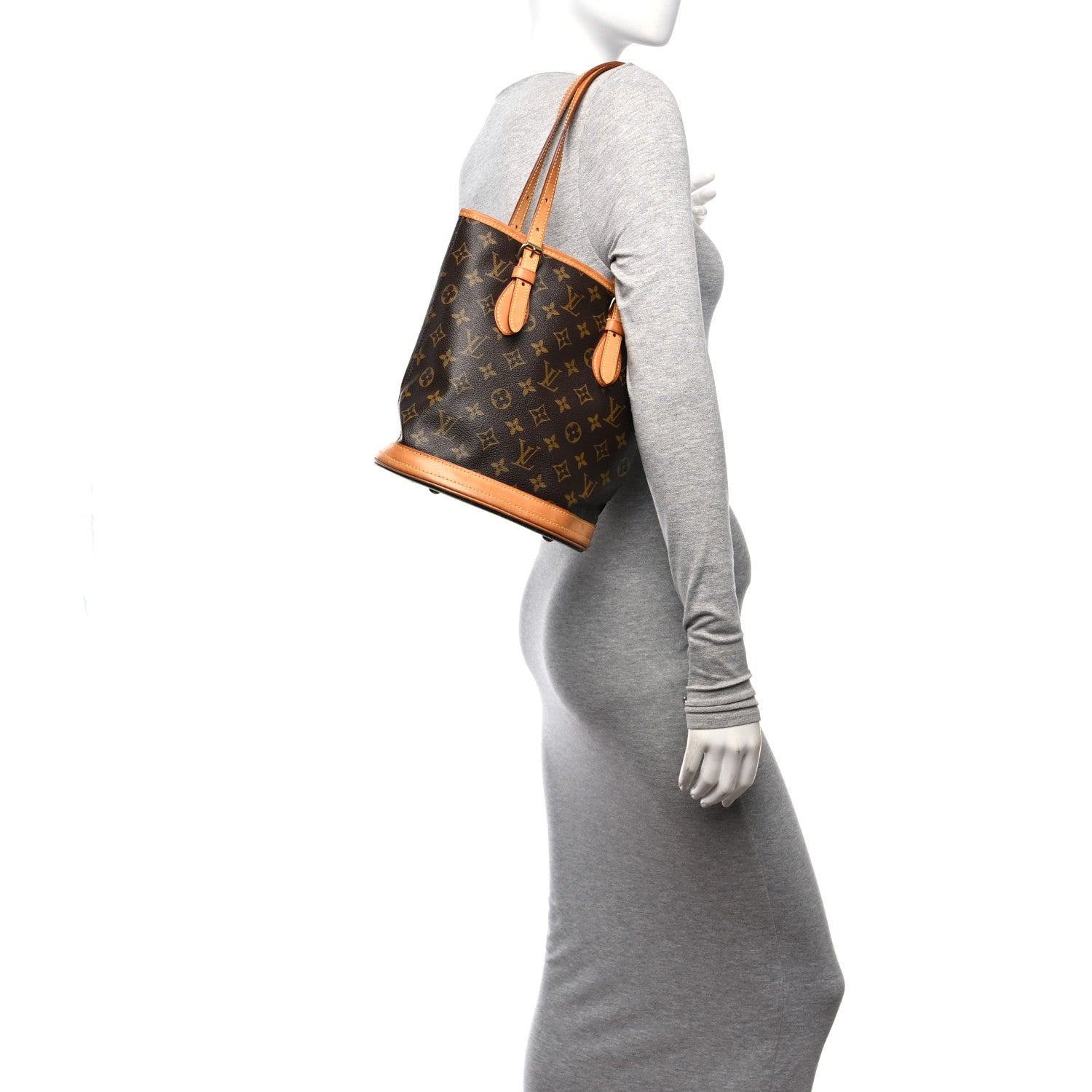 Louis Vuitton Monogram Petit Bucket 23 2 of 14