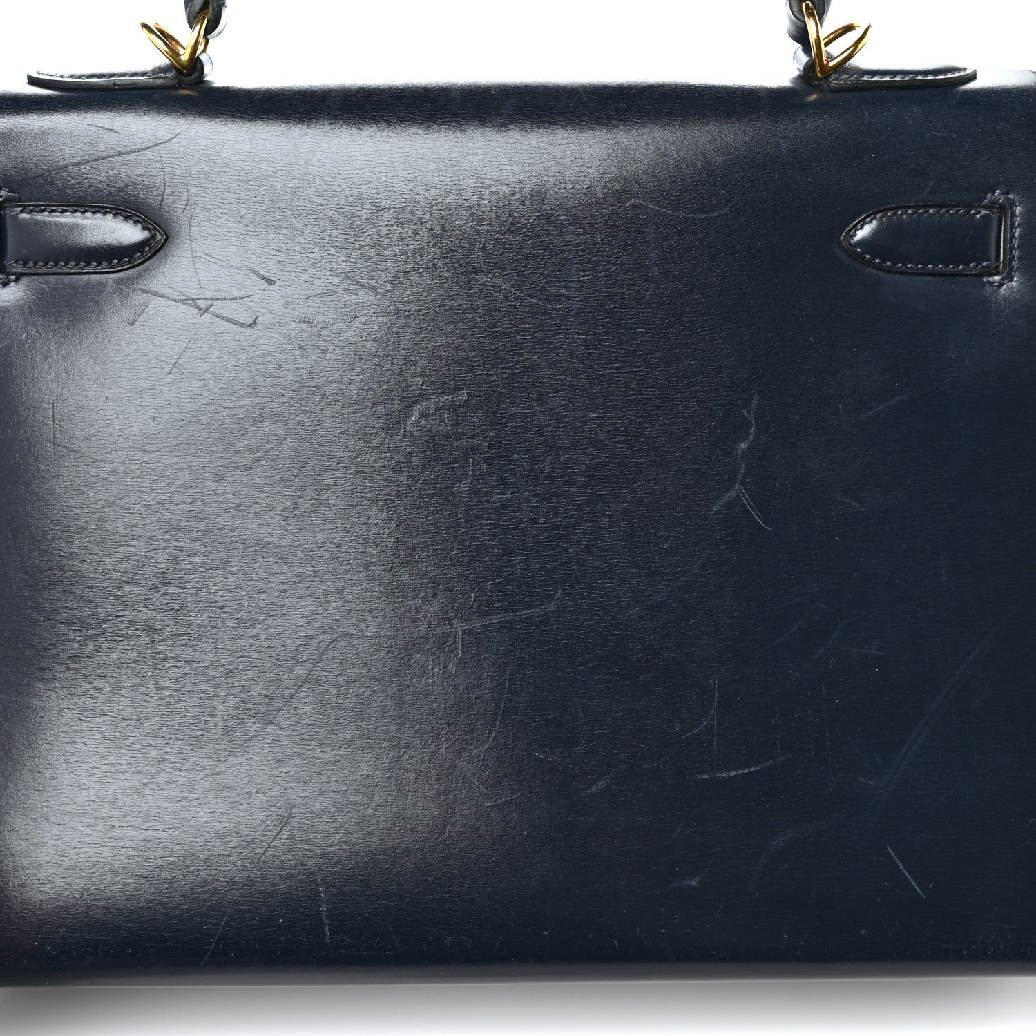 Hermes Box Kelly Sellier 32 Bleu Marine 10 of 12