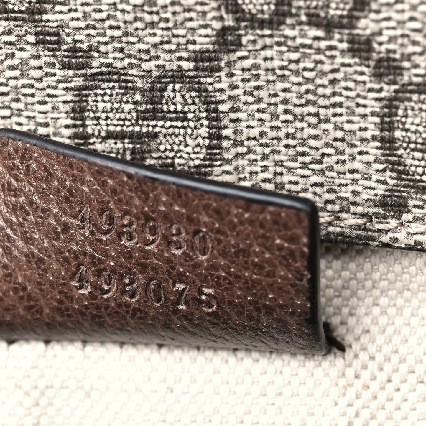 GG Supreme Monogram Neo Vintage Web Belt Bag Brown