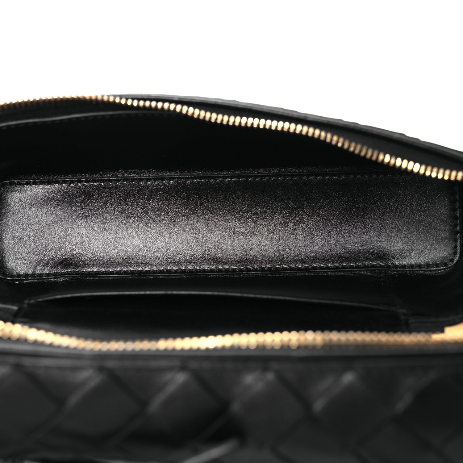 Bottega Veneta Calfskin Intrecciato Bang Bang Vanity Case Black 5 of 13