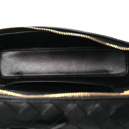 Bottega Veneta Calfskin Intrecciato Bang Bang Vanity Case Black 5 of 13