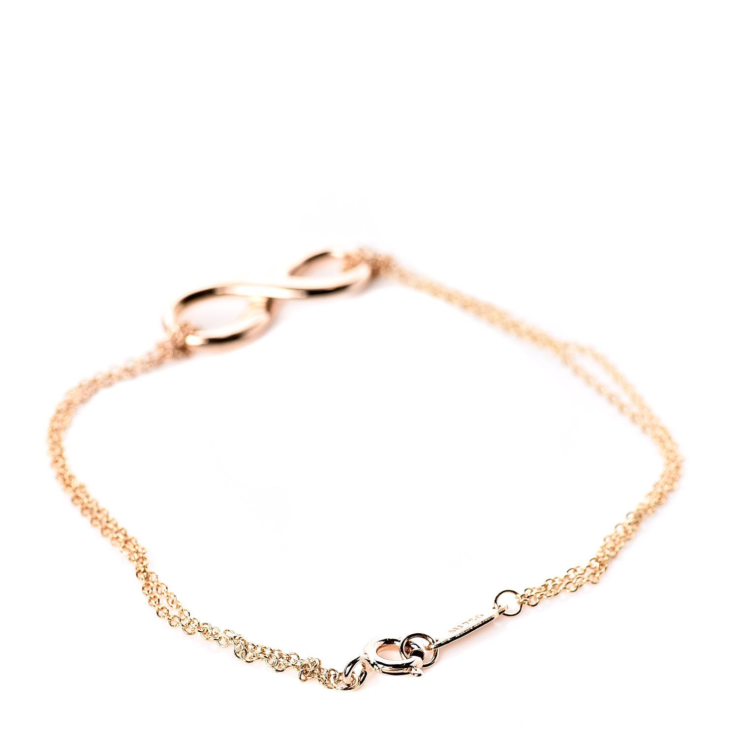 Tiffany 18K Rose Gold Infinity Bracelet 3 of 5