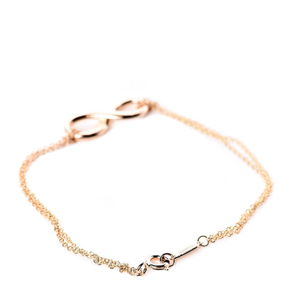 Tiffany 18K Rose Gold Infinity Bracelet 3 of 5