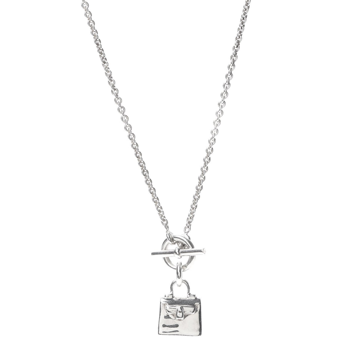 Sterling Silver Birkin Amulette Pendant Necklace
