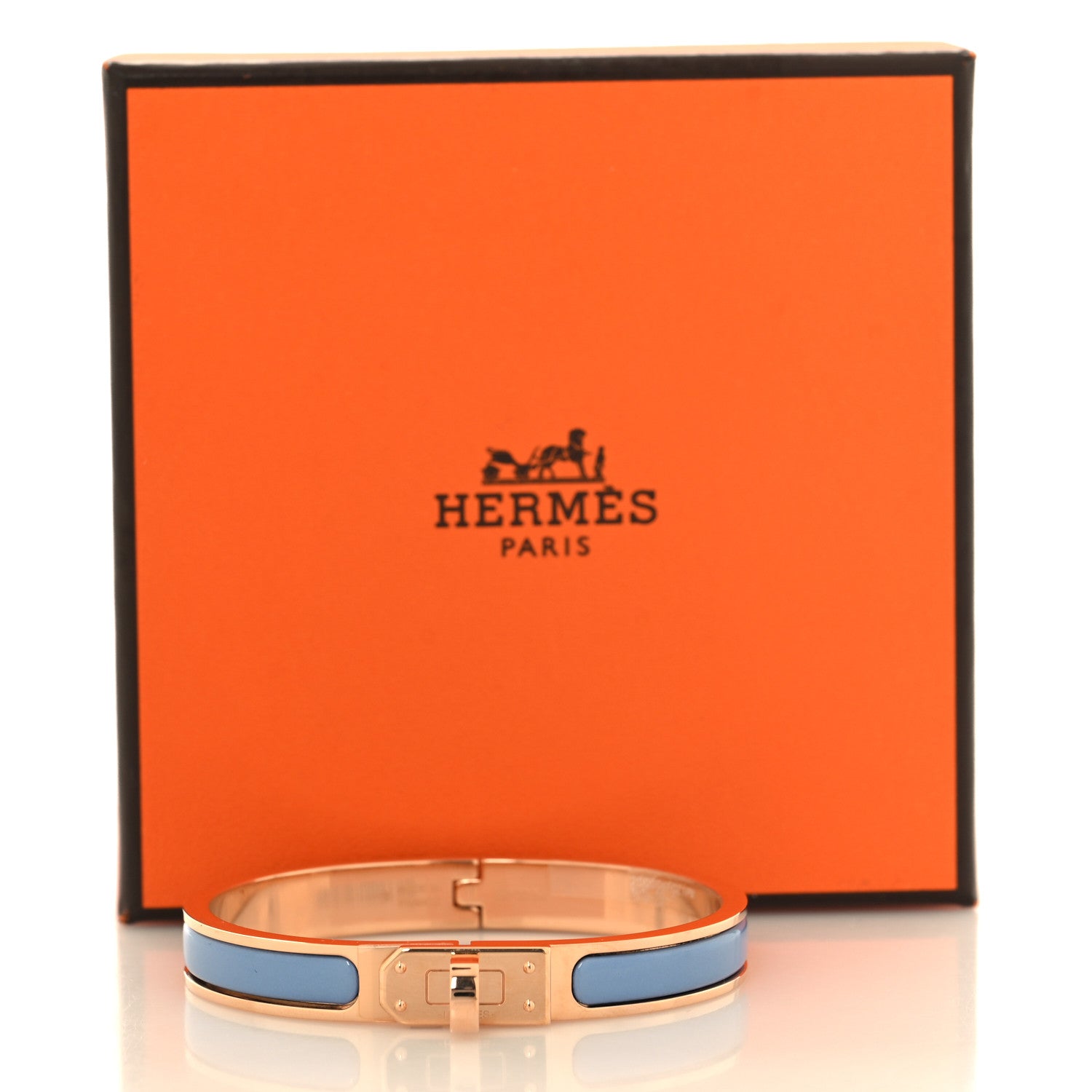 Hermes Enamel Mini Clic Kelly Bracelet PM Chardon 5 of 5