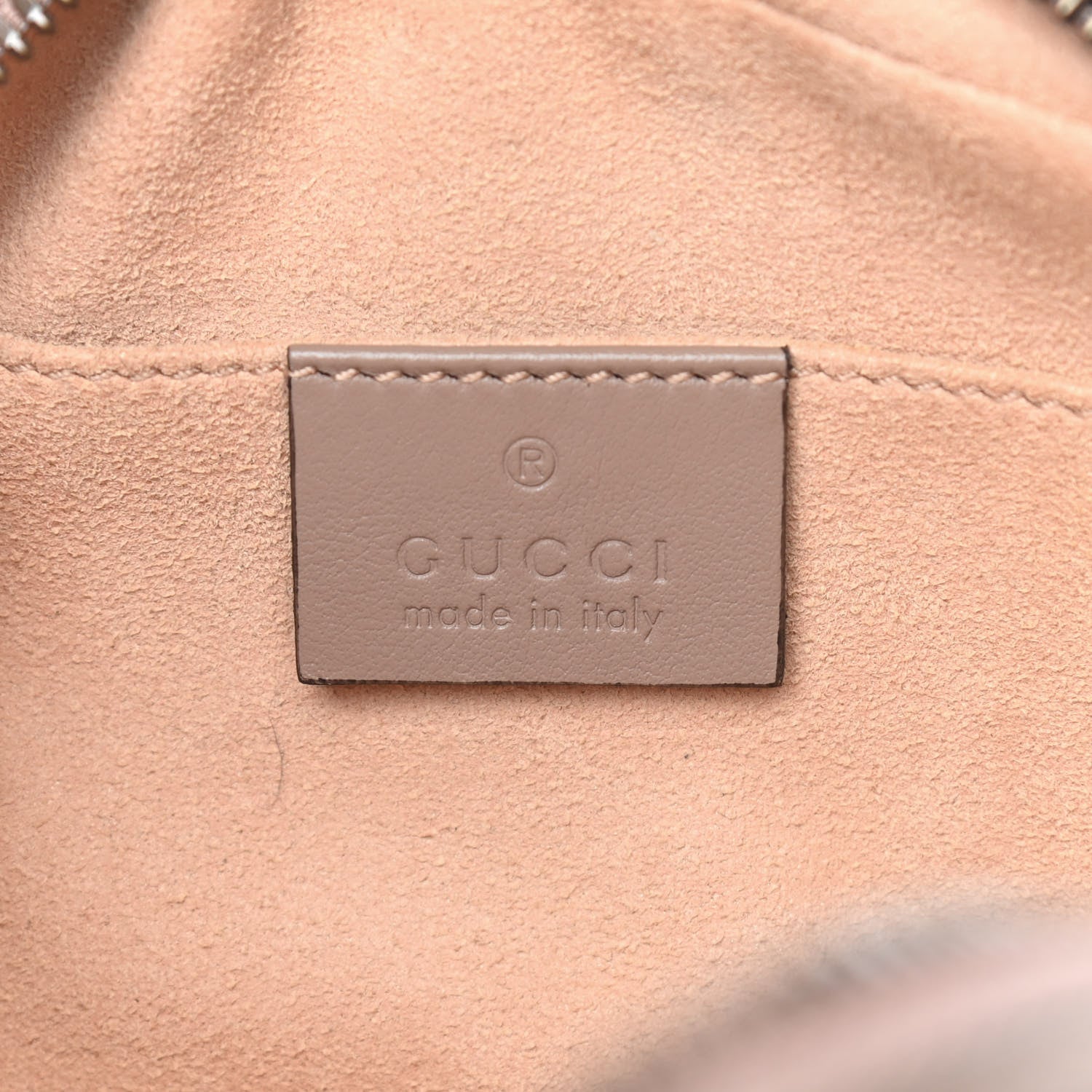 Gucci Calfskin Matelasse Small GG Marmont Chain Shoulder Bag Porcelain Rose 6 of 10