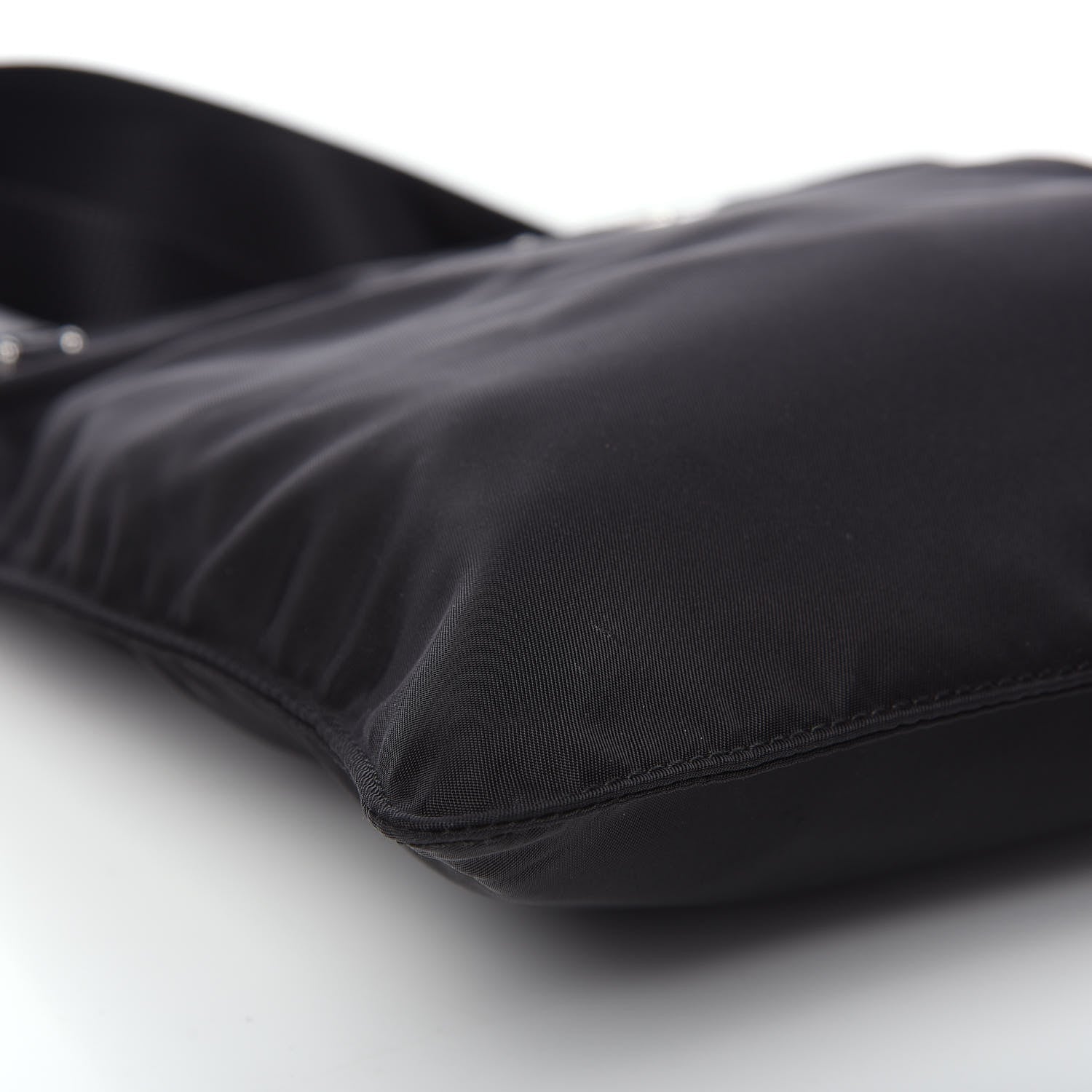 Prada Nylon Vela Flat Messenger Bag Black 6 of 7