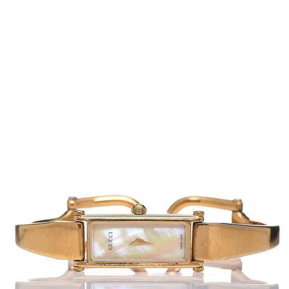Gucci Stainless Steel Mother of Pearl 12mm 1500L Horsebit Quartz Watch 3 of 5