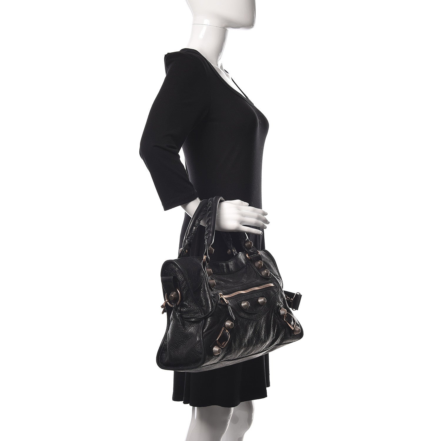 Balenciaga Agneau Giant 21 Rose Gold Hardware City Black 3 of 17