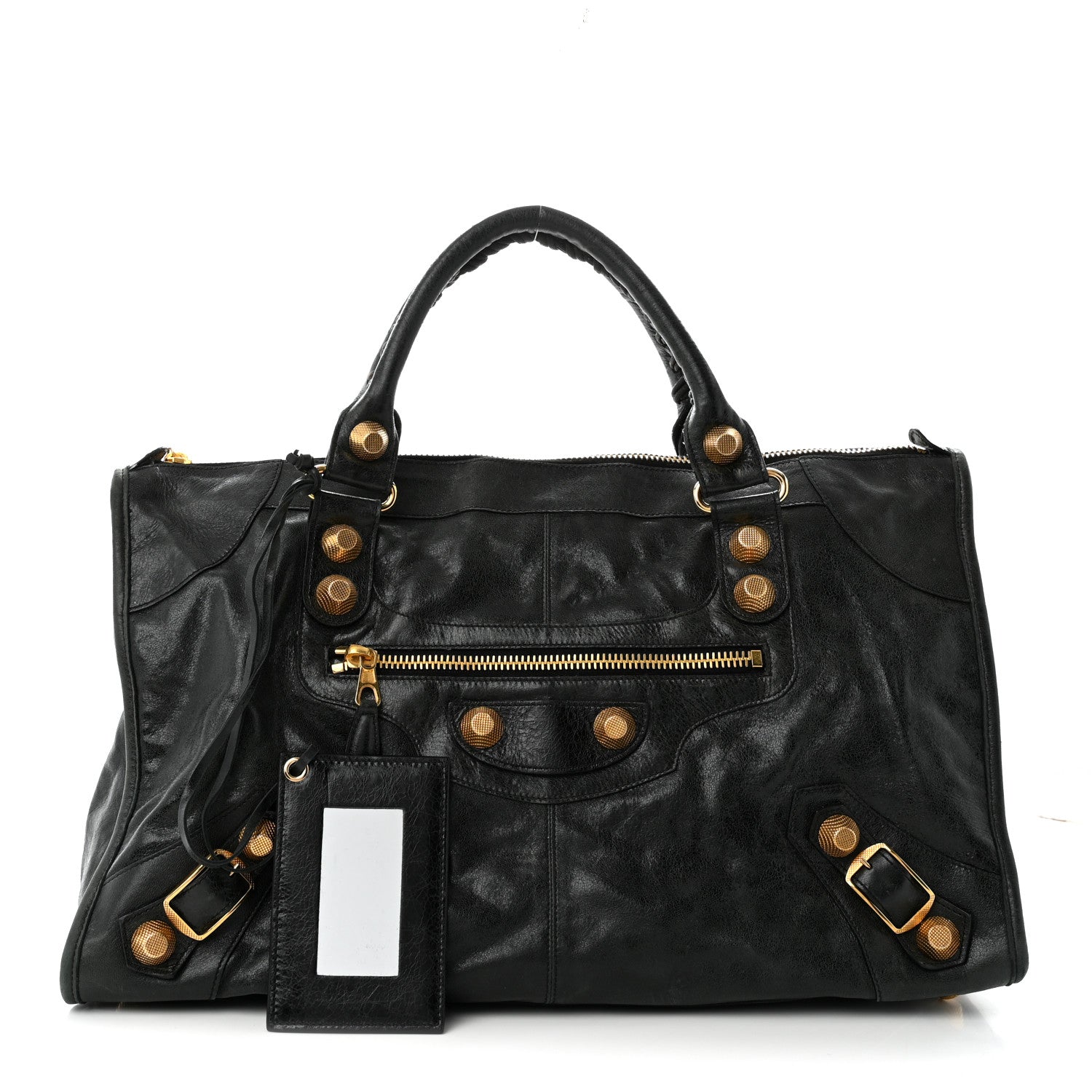 Balenciaga Agneau Giant 21 Gold Hardware Work Black 3 of 12