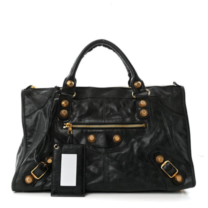 Balenciaga Agneau Giant 21 Gold Hardware Work Black 3 of 12