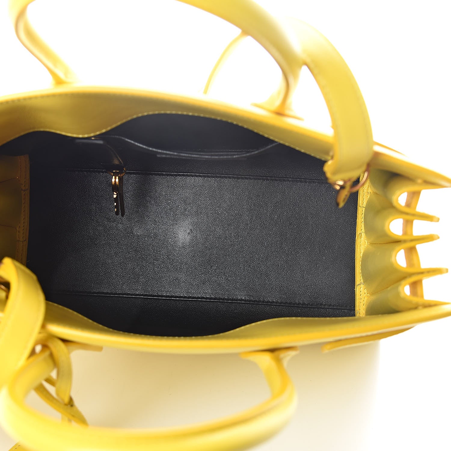 Saint Laurent Calfskin Baby Sac De Jour Yellow 5 of 9
