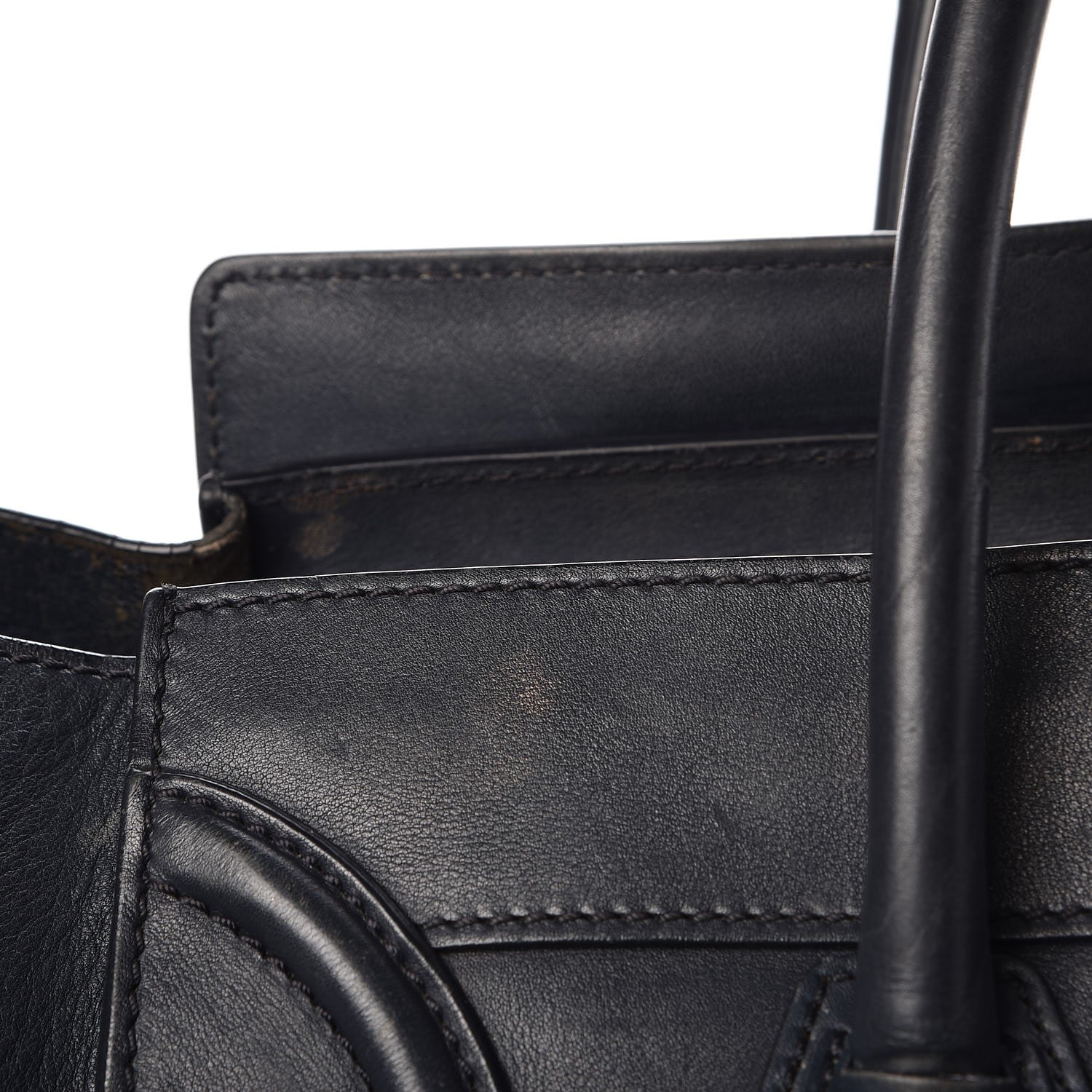 Celine Smooth Calfskin Mini Luggage Navy Blue 14 of 21