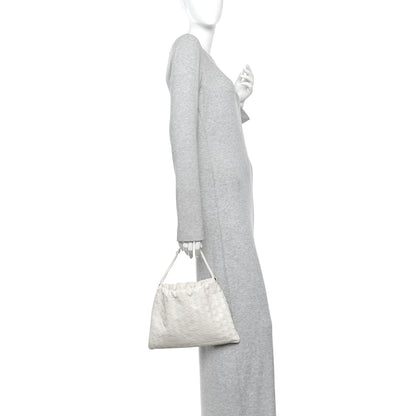 Bottega Veneta Calfskin Intrecciato Medium Dustbag Chalk 2 of 10