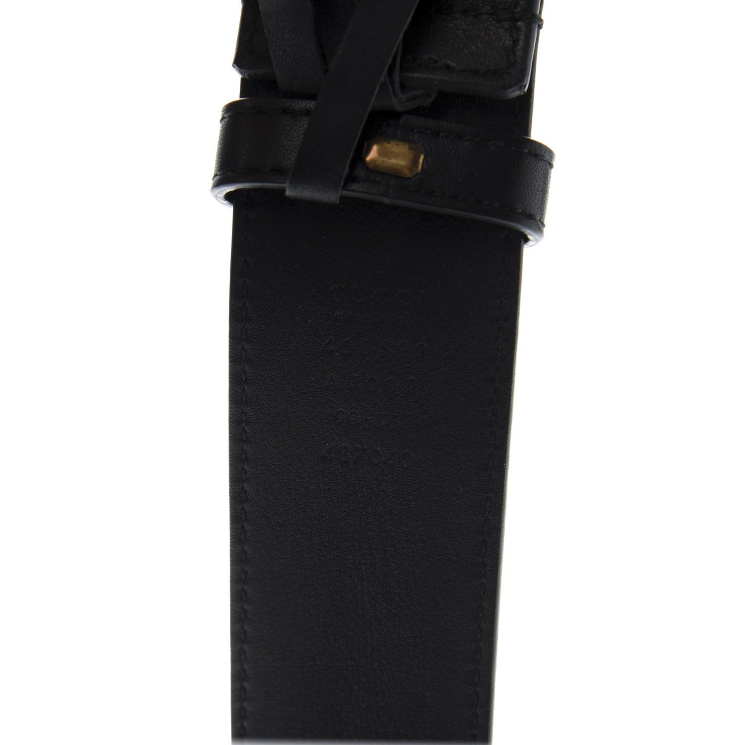 Gucci Calfskin Double G 40mm Belt 90 36 Black 5 of 6