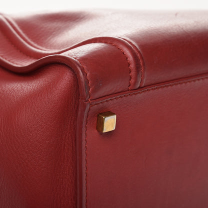 Celine Supple Calfskin Medium Phantom Luggage Red 17 of 19