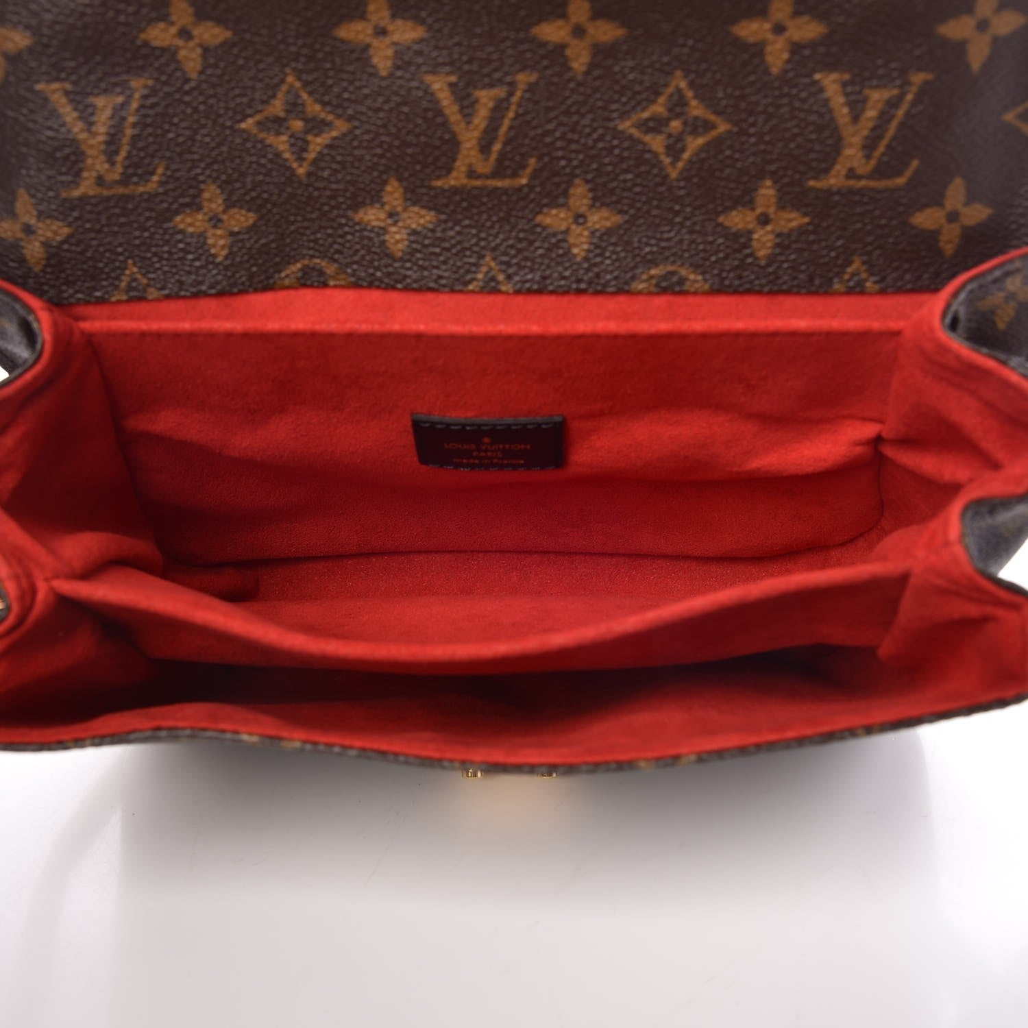 Louis Vuitton Monogram Braided Pochette Metis Coquelicot 5 of 6