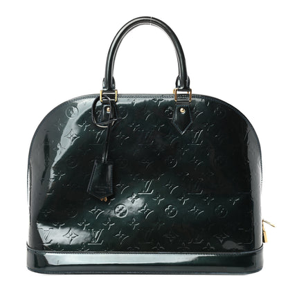 Louis Vuitton Vernis Alma GM Blue Nuit 1 of 5