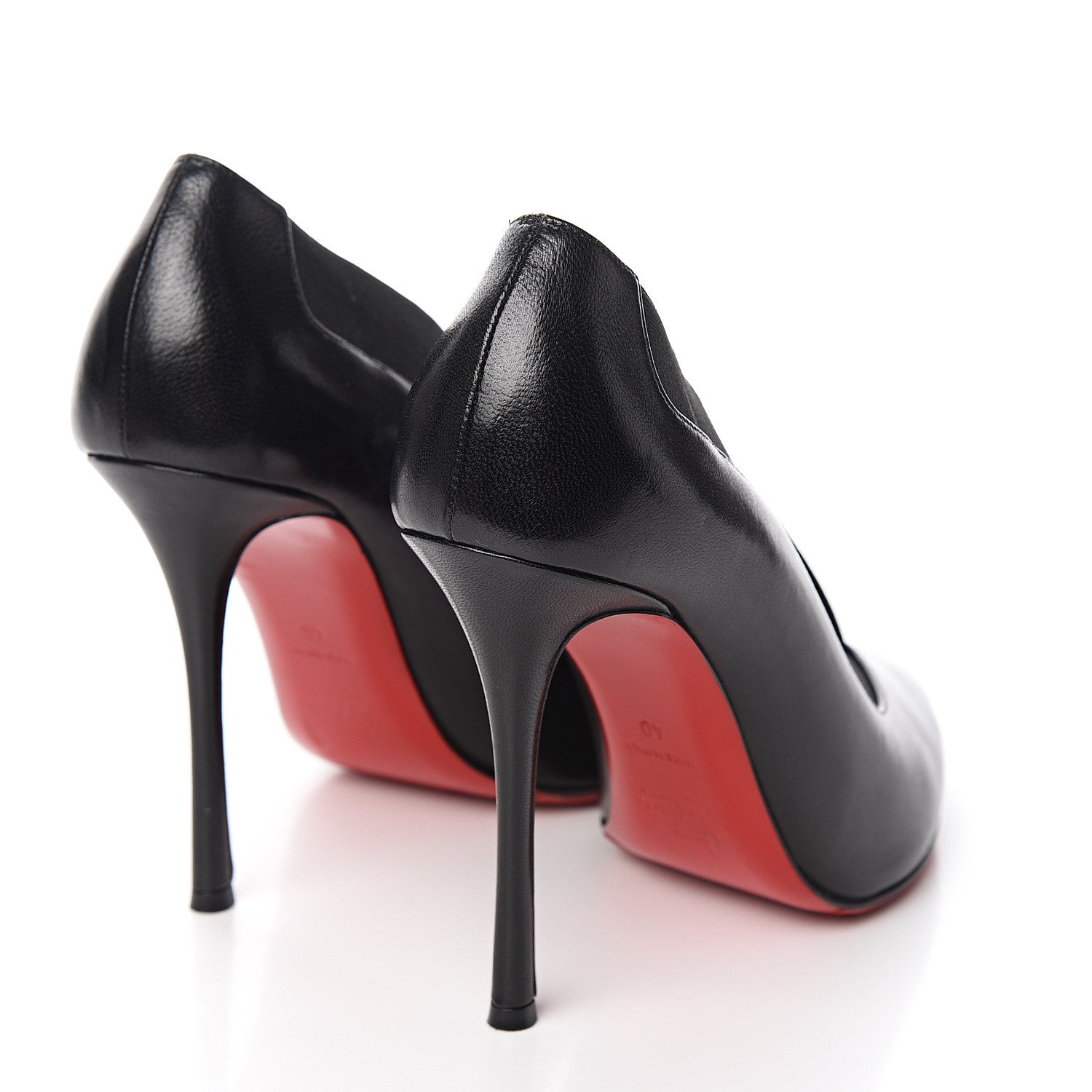 Christian Louboutin Shiny Nappa Toot Couverte 100 Pumps 40 Black 4 of 9