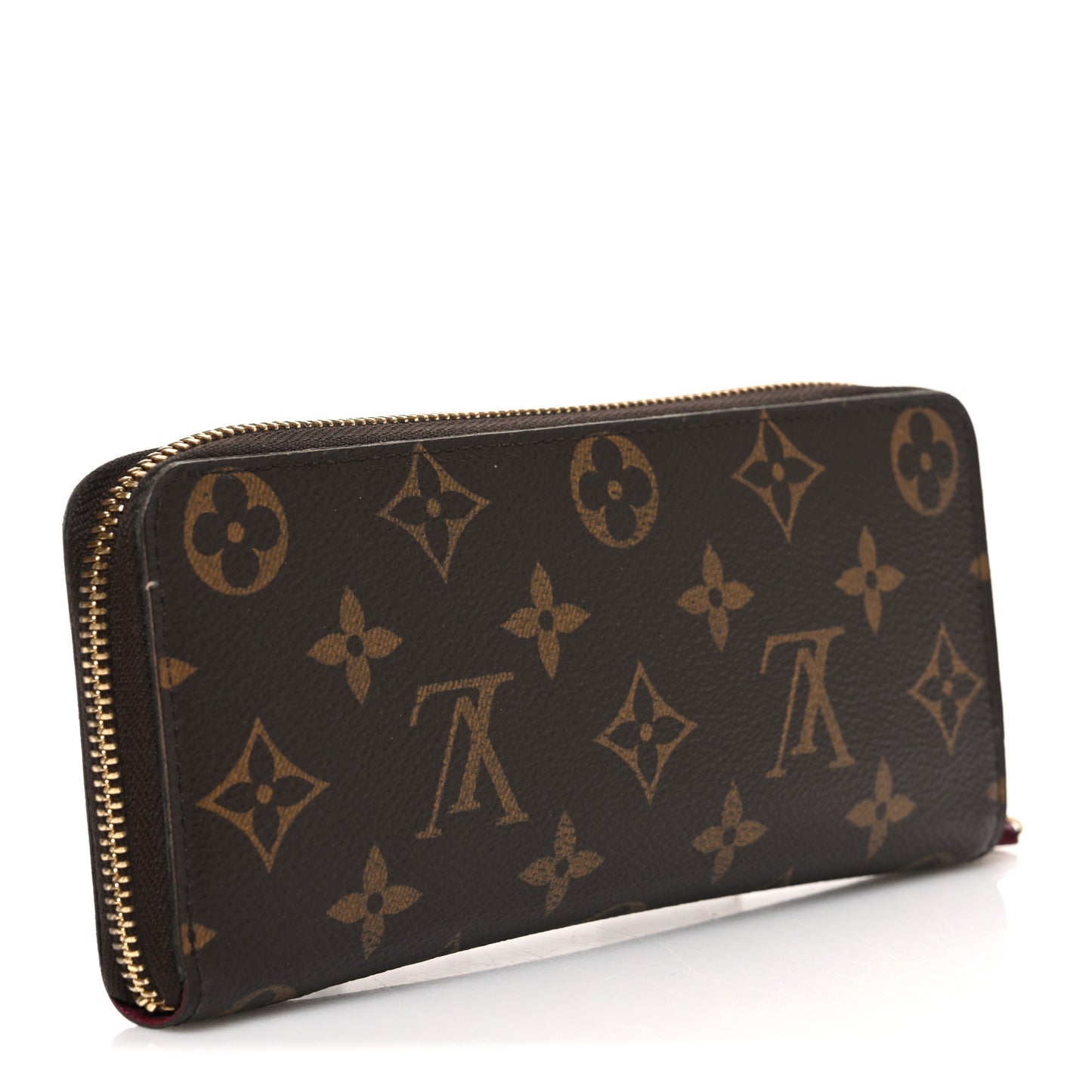 Monogram Clemence Wallet Fuchsia