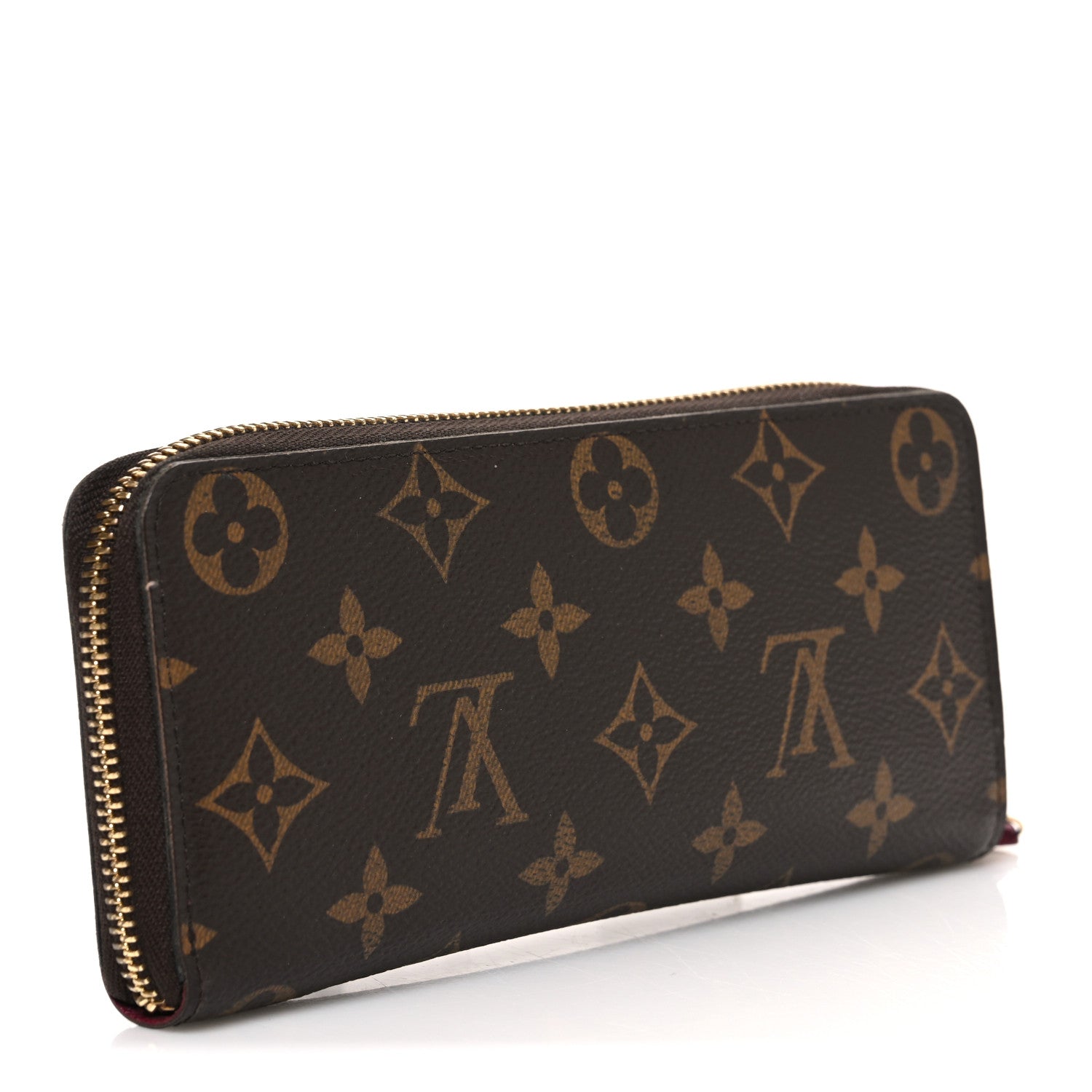 Louis Vuitton Monogram Clemence Wallet Fuchsia 3 of 7