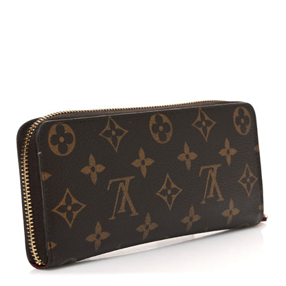 Louis Vuitton Monogram Clemence Wallet Fuchsia 3 of 7