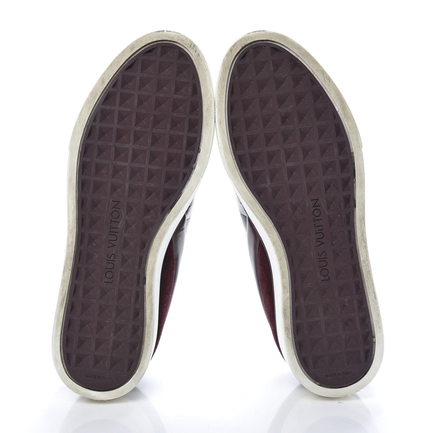 Alligator Patent Calfskin Catwalk Slip On Sneakers 36.5 Bordeaux