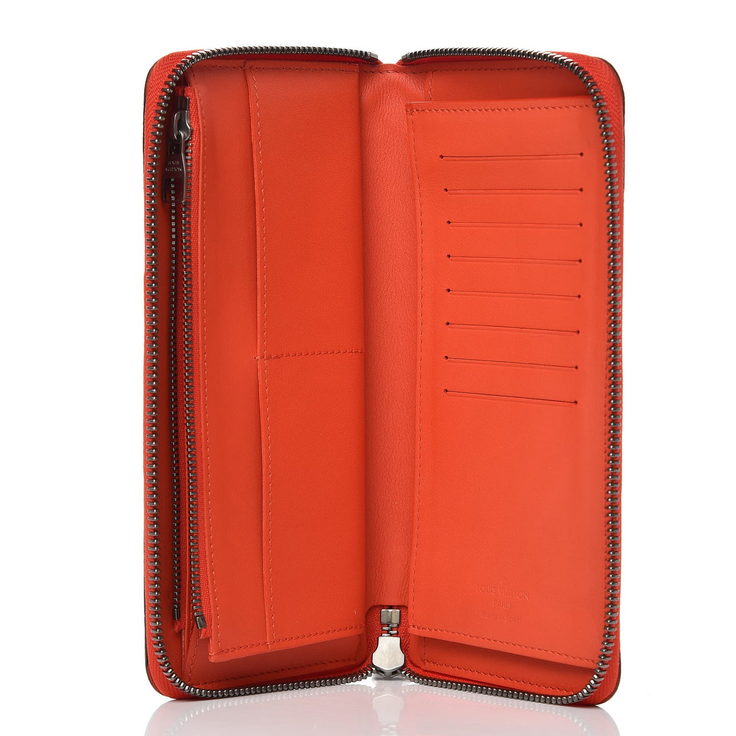 Damier Infini Zippy Vertical Wallet Magma