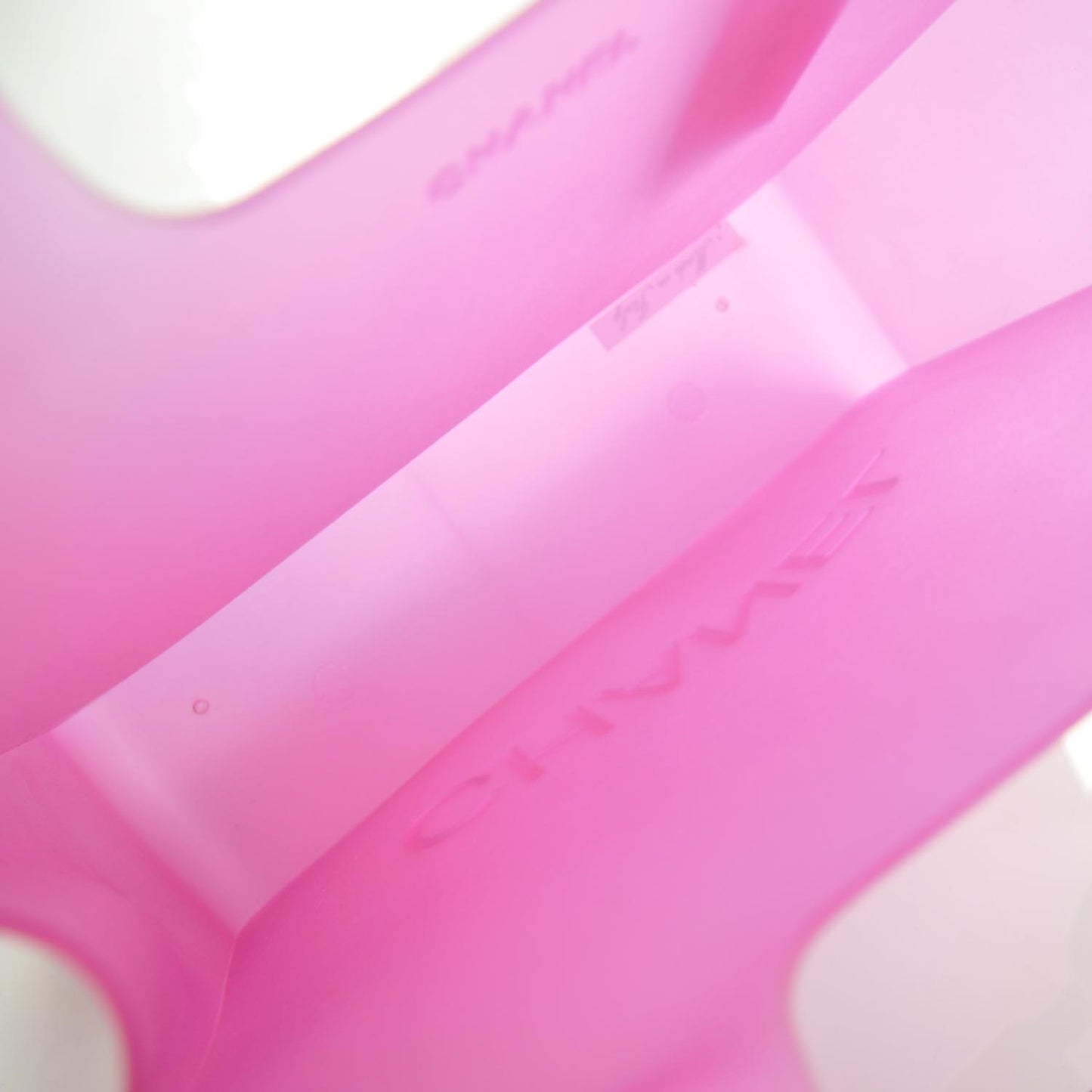 Jelly Rubber Small Tote Pink