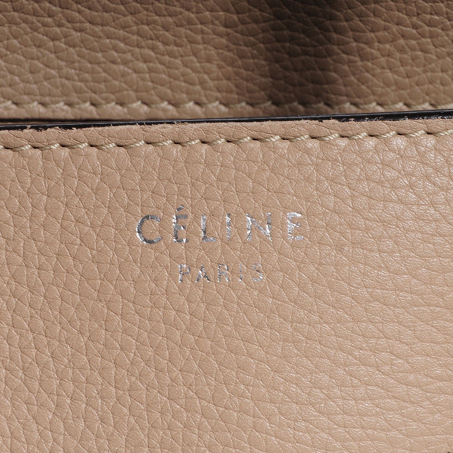 Drummed Calfskin Mini Luggage Dune