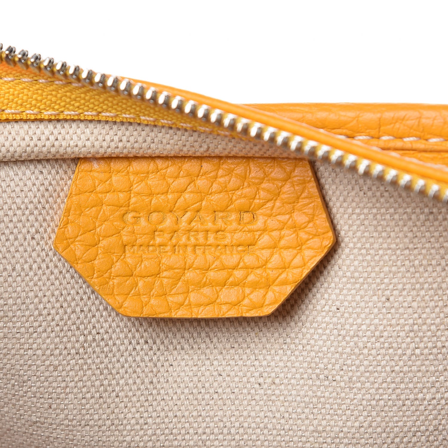 Goyard Goyardine Grenadines Hobo Yellow 6 of 13