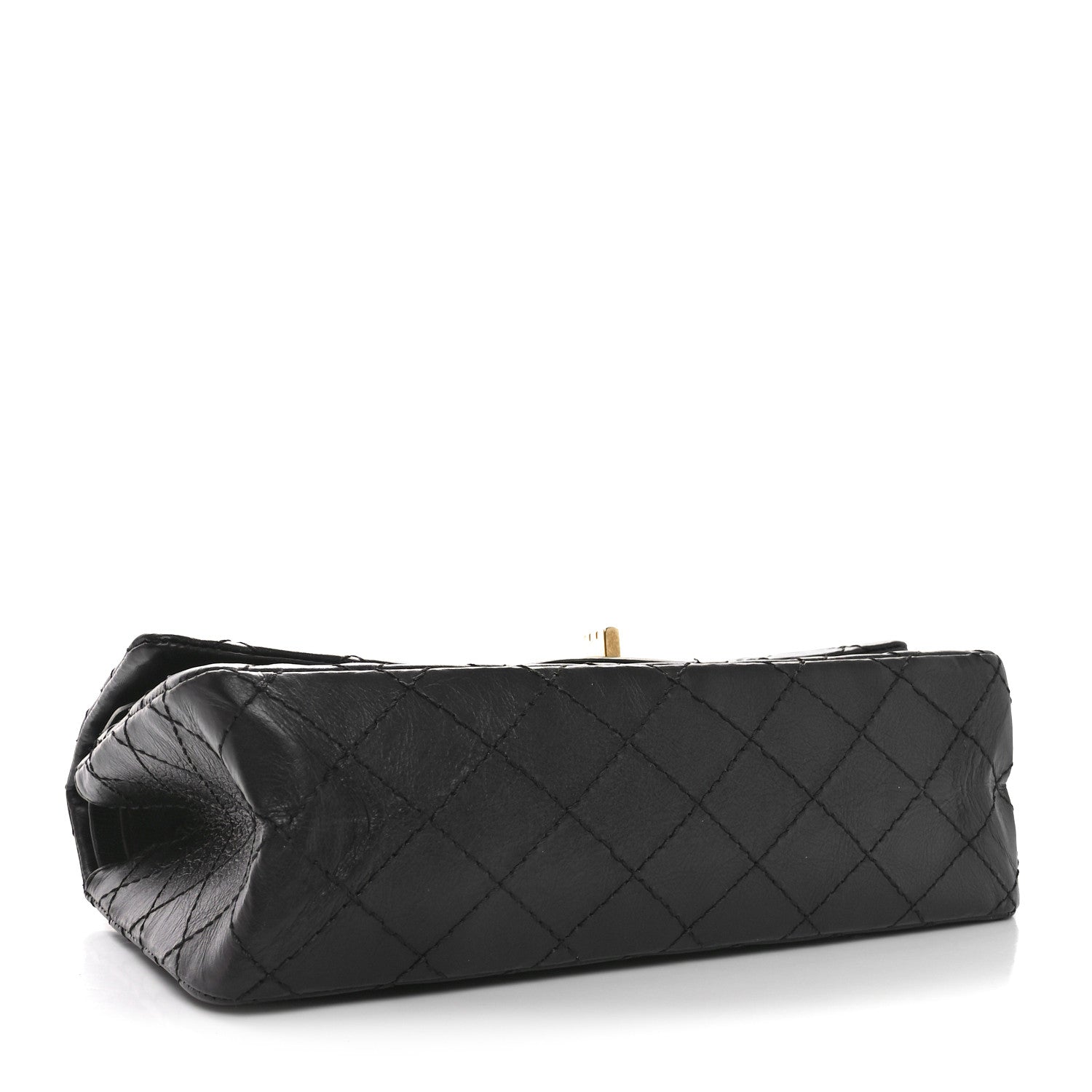 Chanel Aged Calfskin Quilted 2.55 Reissue 225 Flap Black 4 of 10