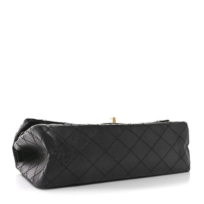 Chanel Aged Calfskin Quilted 2.55 Reissue 225 Flap Black 4 of 10