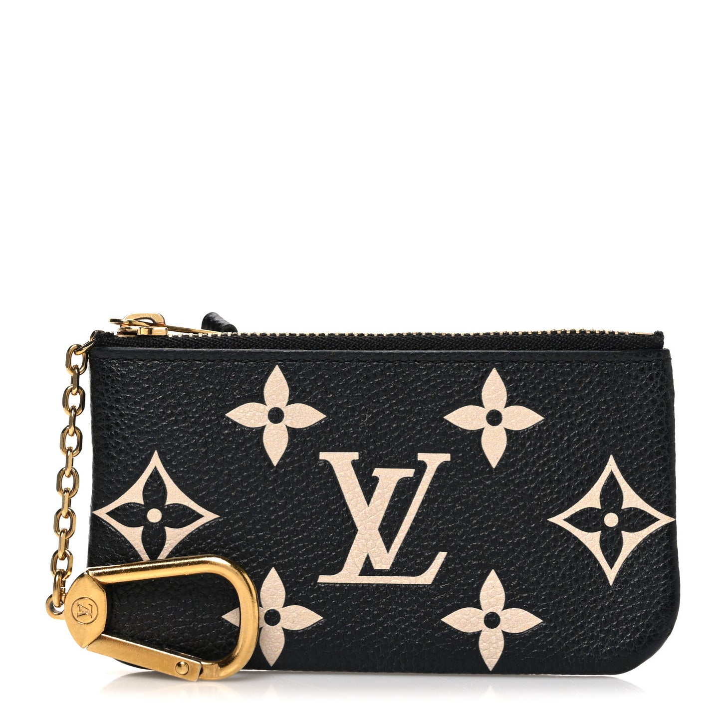Empreinte Monogram Giant Key Pouch Black Beige