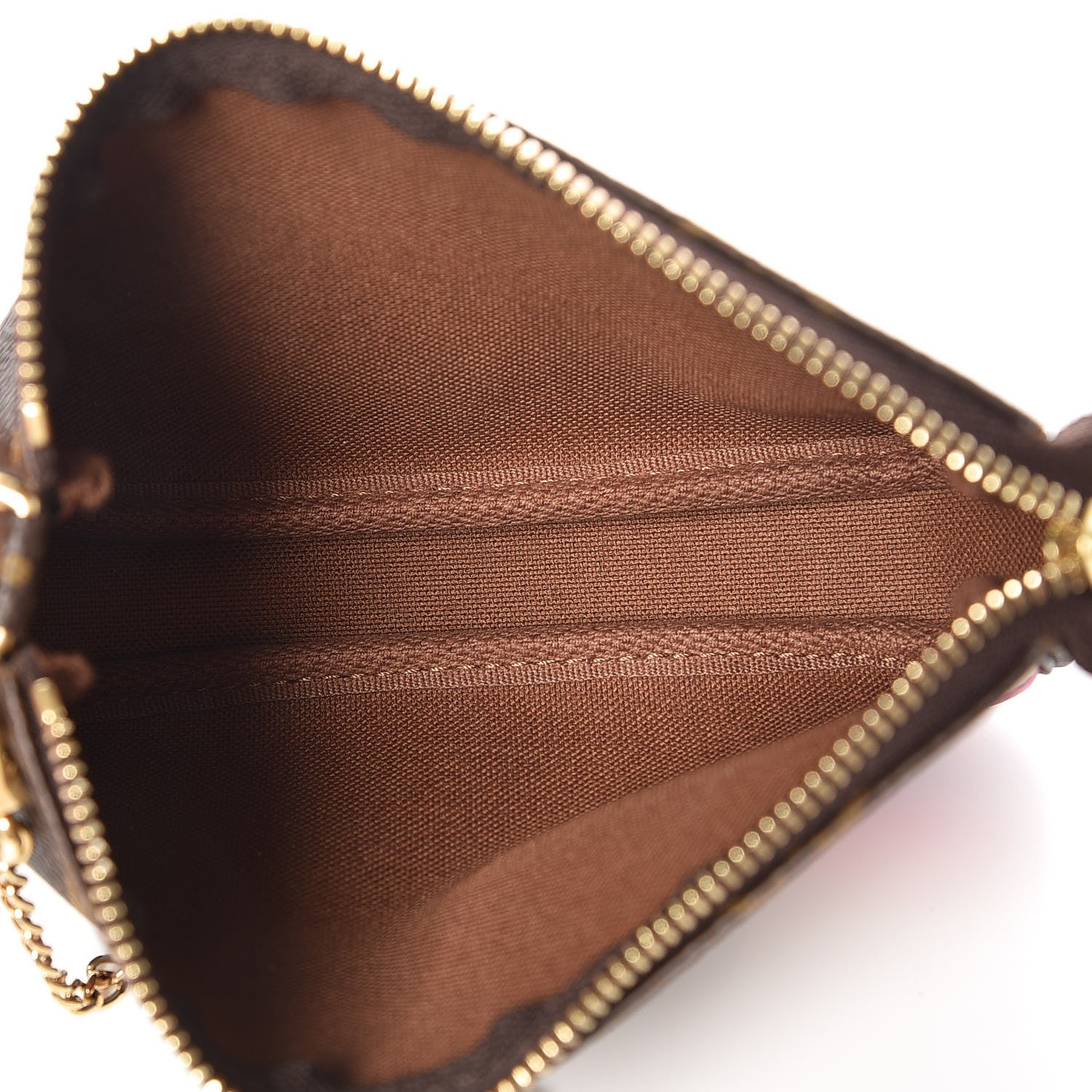 Louis Vuitton Monogram 2016 Christmas Animation Mini Pochette Accessories Rose Ballerine 5 of 8
