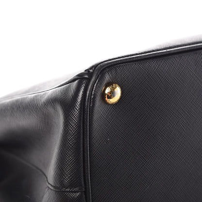 Prada Saffiano Medium Galleria Double Zip Tote Black 22 of 25
