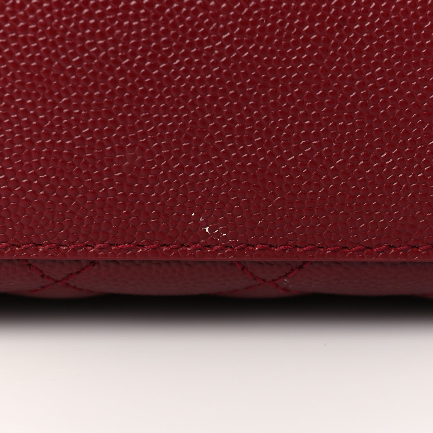 Grain De Poudre Textured Mixed Matelasse Triquilt Medium Monogram Satchel Oxblood