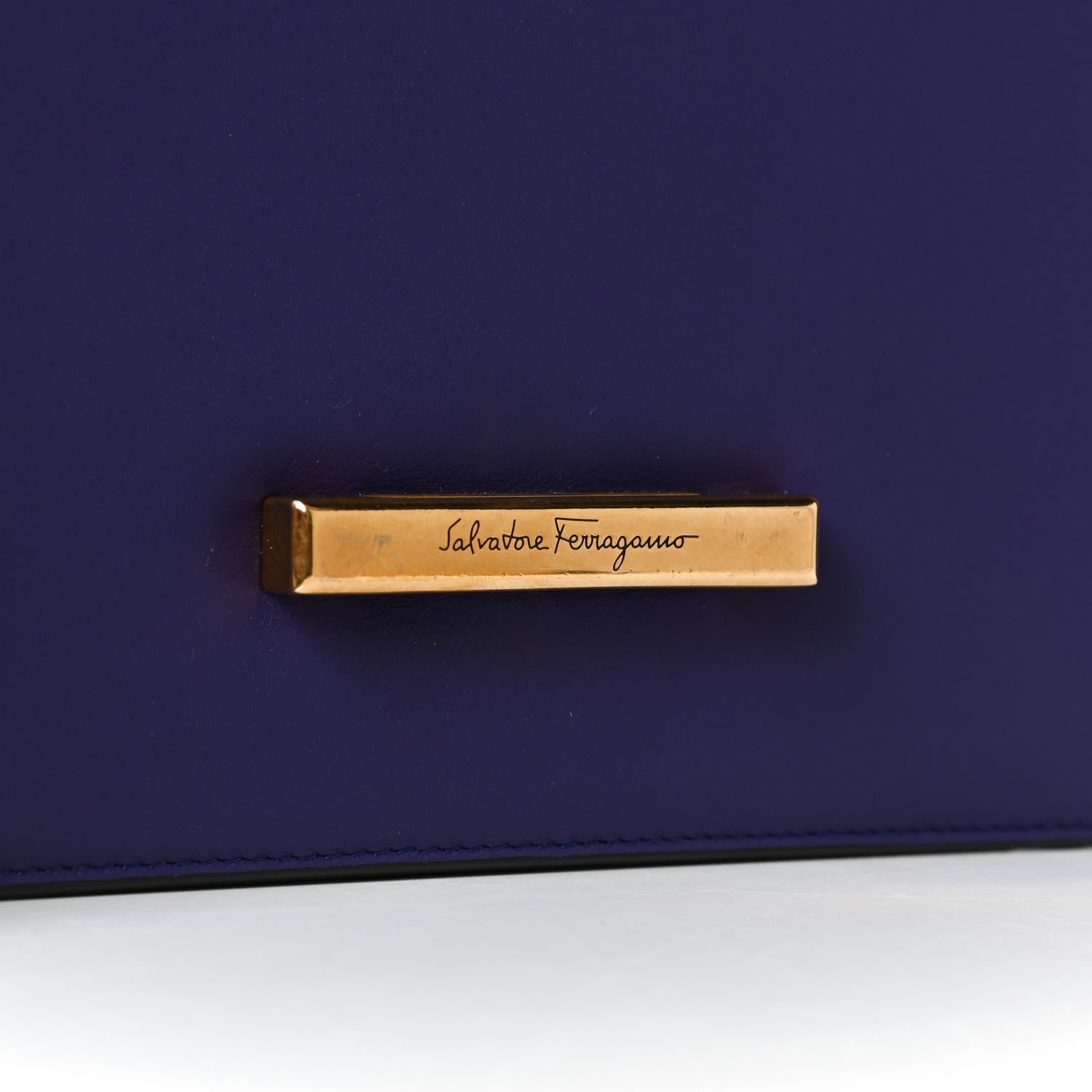 Salvatore Ferragamo Calfskin Joanne Crossbody Purple 8 of 11
