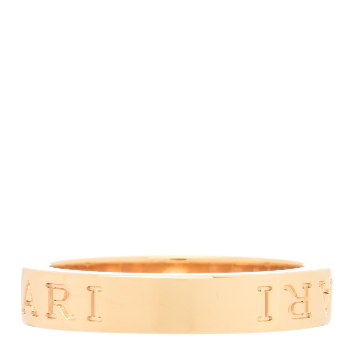 18K Yellow Gold Diamond B.Zero1 Essential Band Ring 55 7.25