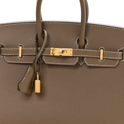 Hermes Epsom Birkin Sellier 25 Etoupe 7 of 10