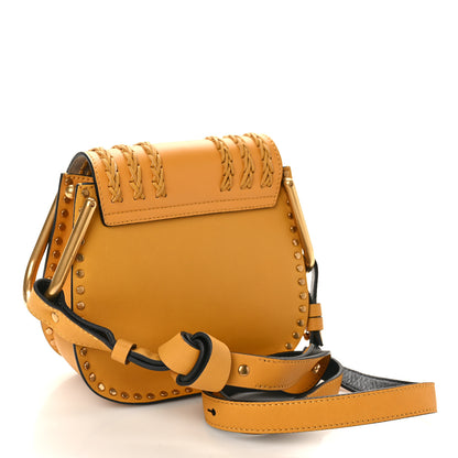 Chloe Calfskin Braided Mini Hudson Shoulder Bag Sunflower 3 of 9