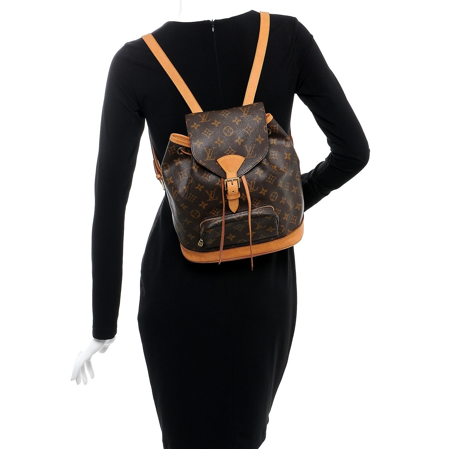 Louis Vuitton Monogram Montsouris MM Backpack 2 of 9