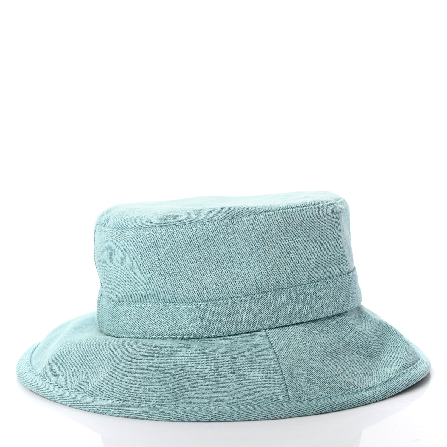 Chanel Denim CC Bucket Hat M Light Blue 6 of 8