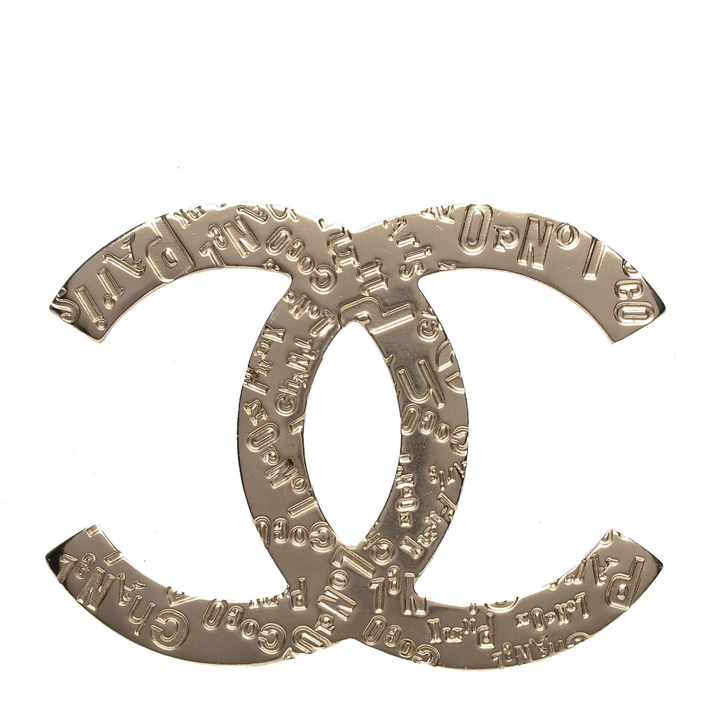 CC Large Brooch Gold