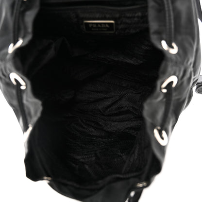Prada Tessuto Nylon Vela Cinch Backpack Black 5 of 9