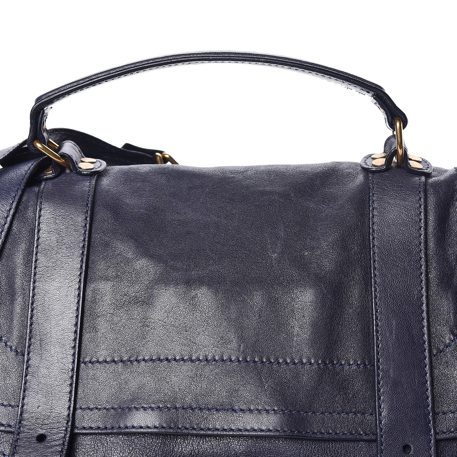 Proenza Schouler Lambskin PS1 Extra Large Satchel Midnight 20 of 22