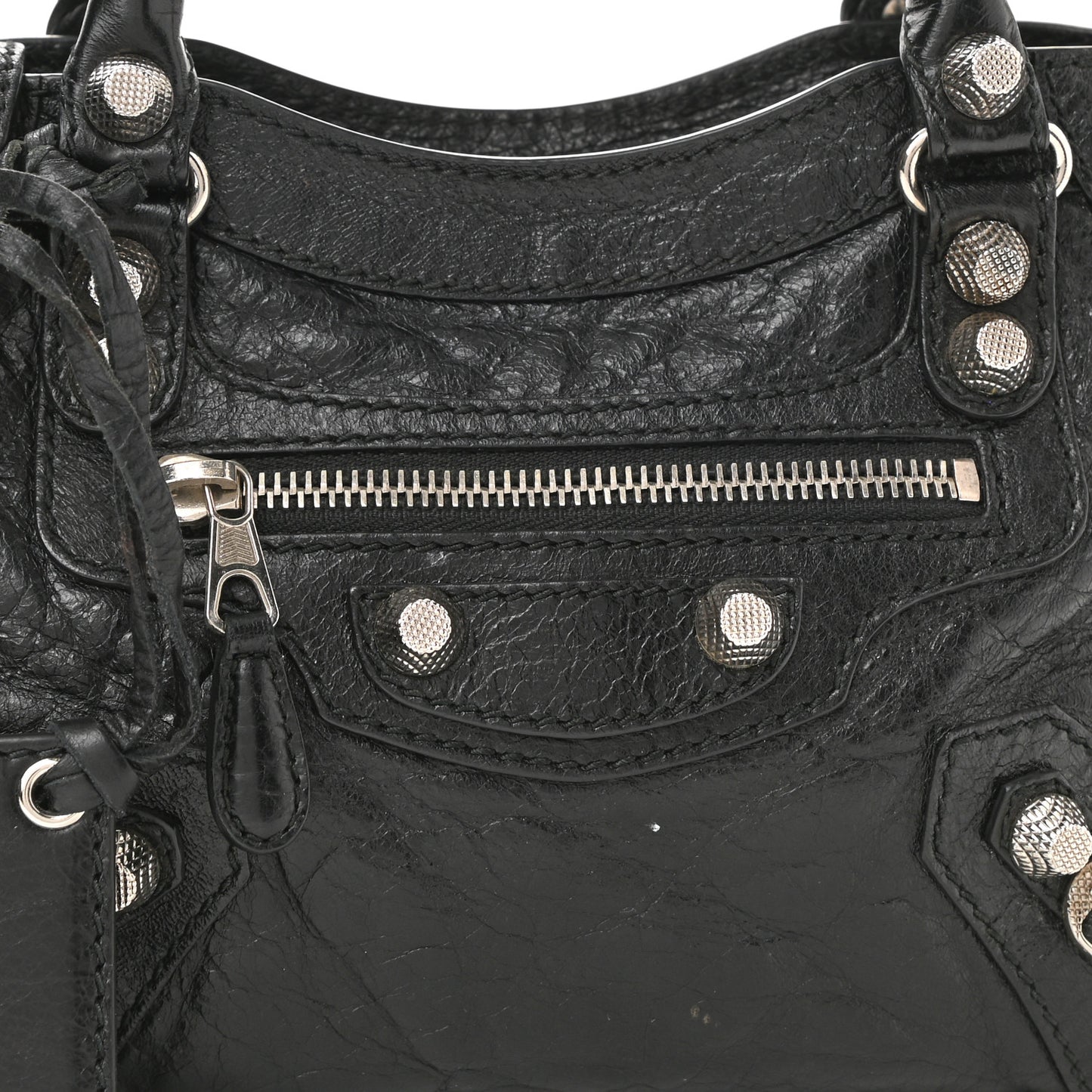 Agneau Giant 12 Silver Hardware Mini City Black