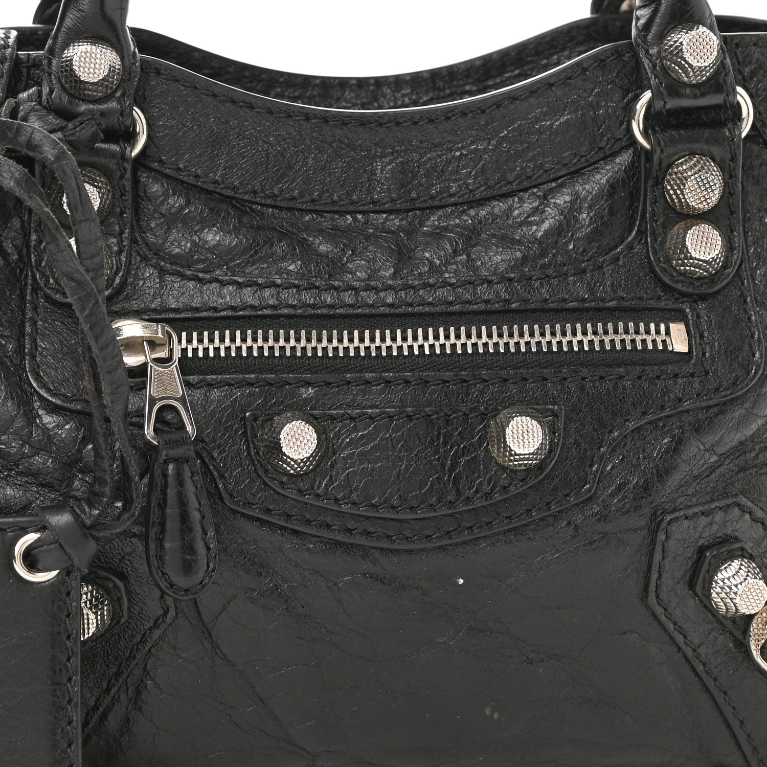 Balenciaga Agneau Giant 12 Silver Hardware Mini City Black 8 of 11