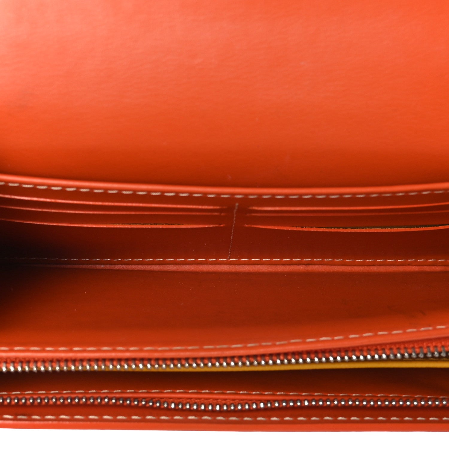 Goyard Goyardine Varenne Long Wallet Orange 5 of 9