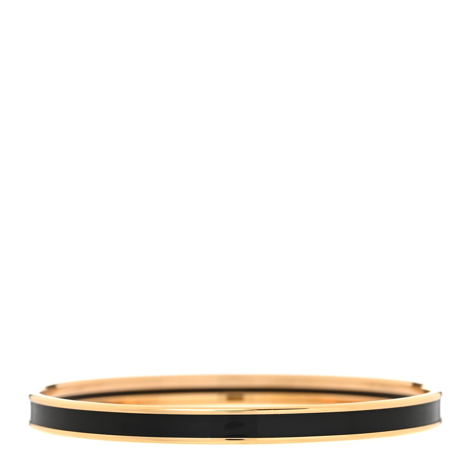 Hermes Enamel Uni Bangle Black 3 of 5